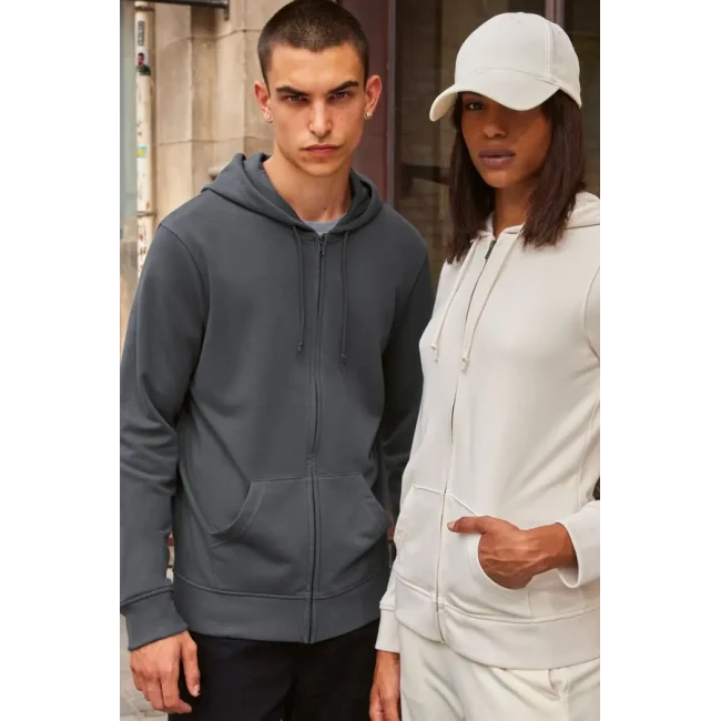 Moška jopica s kapuco B&C Inspire Zipped Hood_°