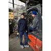 Delovni pulover s kapuco in kratko zadrgo iz organskega bombaža Daiber JN 839