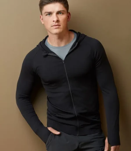 Moška športna jakna s kapuco Stedman Seamless Sports Jacket Men