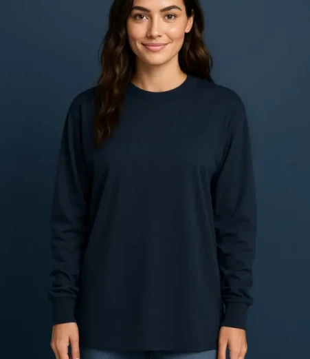 Debela oversize majica z dolgimi rokavi Next Level Apparel N 7211