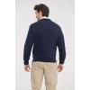 Pleteni pulover z V-izrezom Russell Athletic 710M