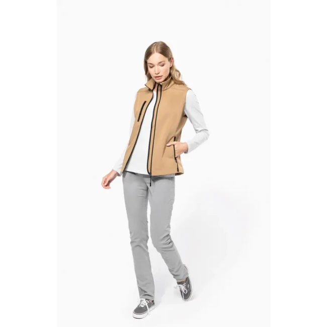 Ženski 3-slojni softshell telovnik Kariban K 404