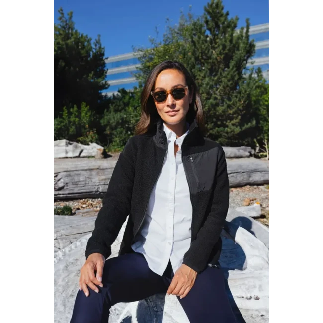 Ženska sherpa flis jakna Cutter & Buck Cascade Sherpa Women