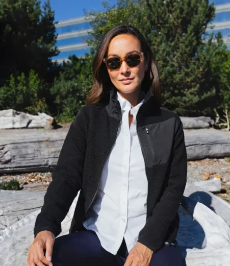 Ženska sherpa flis jakna Cutter & Buck Cascade Sherpa Women