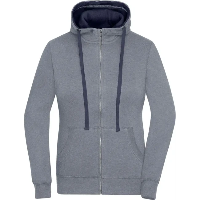 grey melange/navy