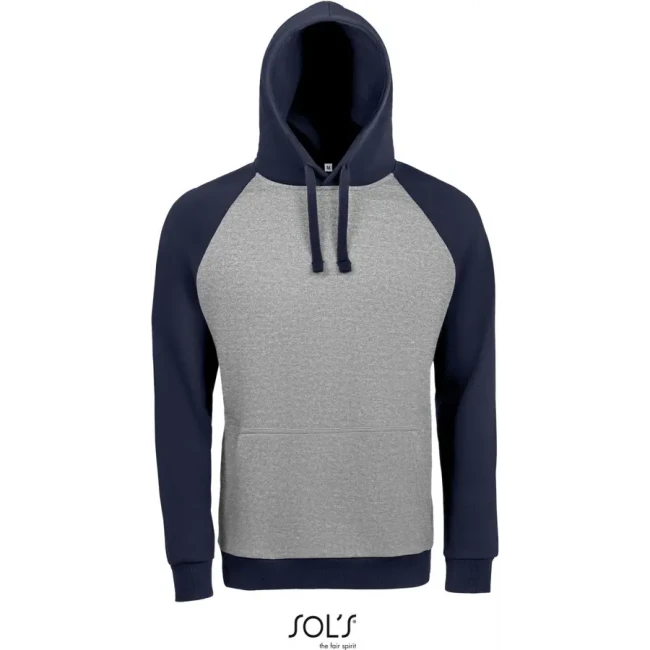 grey melange/french navy