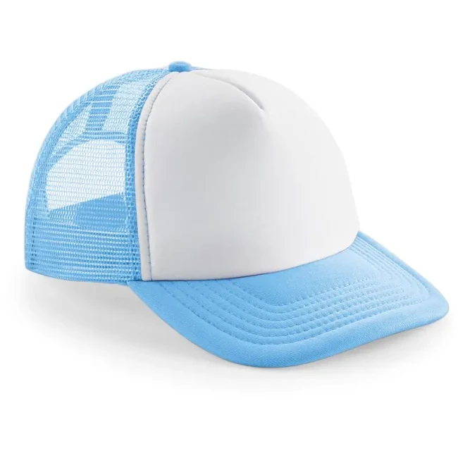 sky blue/white