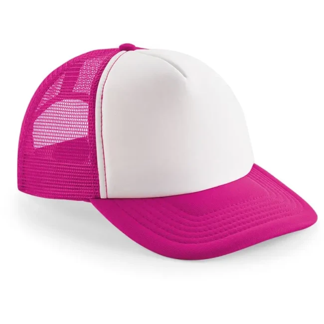 fuchsia/white