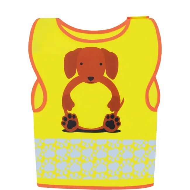 hi vis yellow/dog