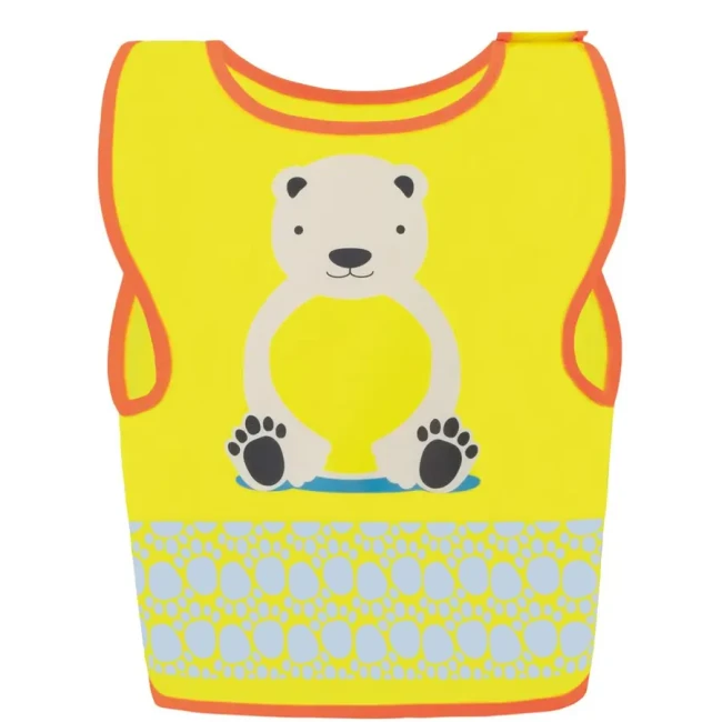 hi vis yellow/polar bear